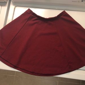 Maroon Skater skirt